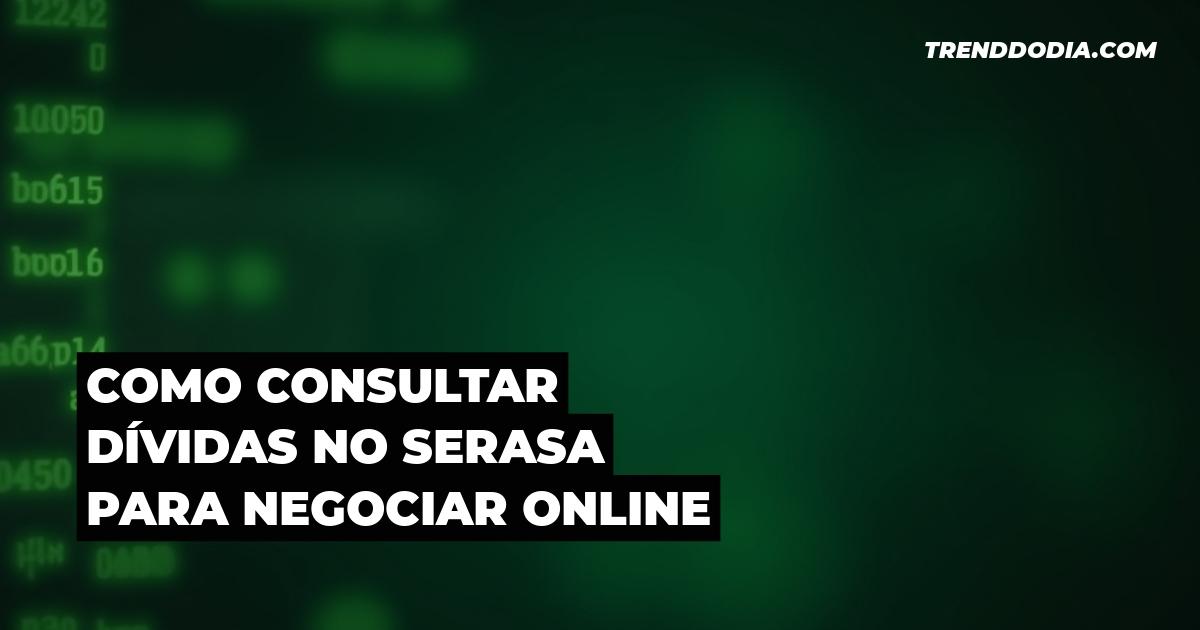 Como consultar dívidas no Serasa para negociar online