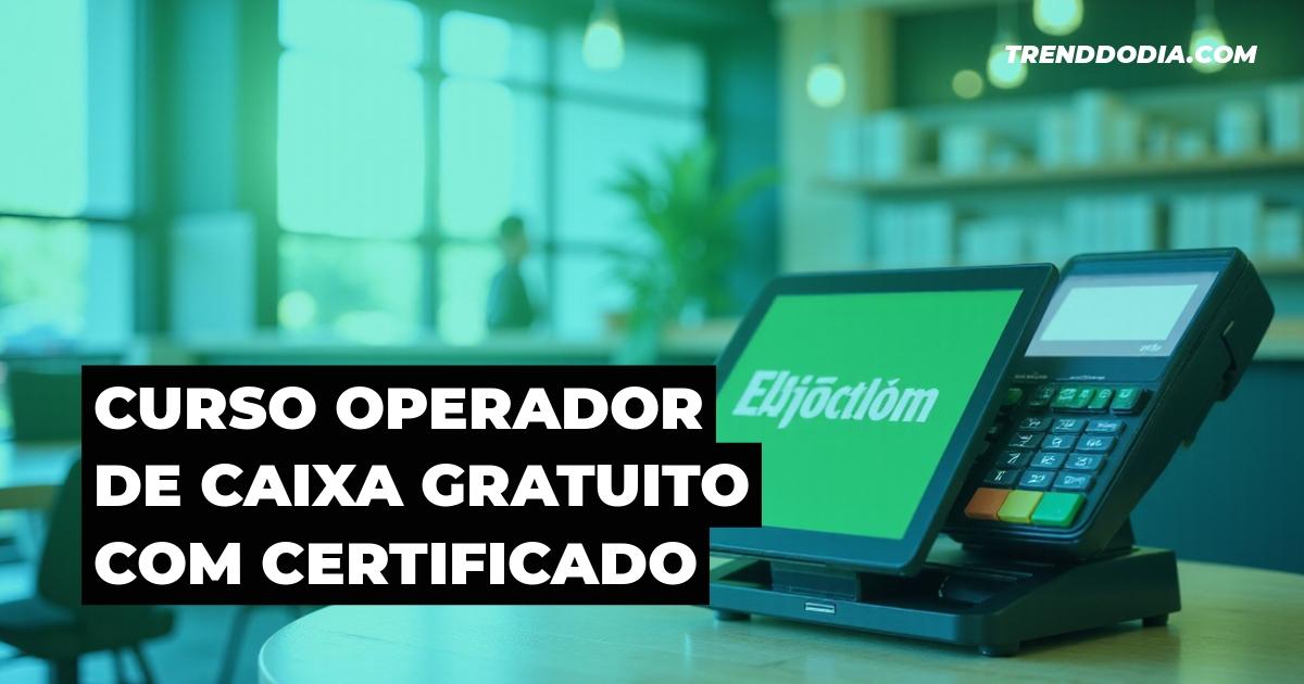 Curso operador de caixa gratuito com certificado