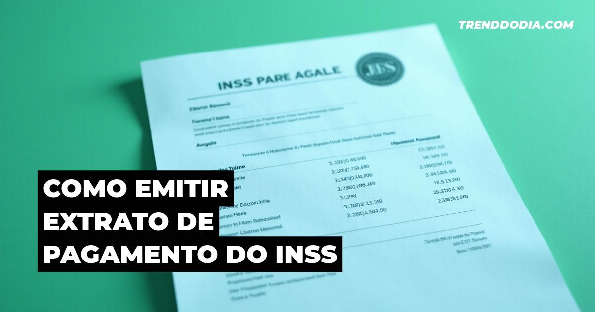 Como emitir extrato de pagamento do INSS