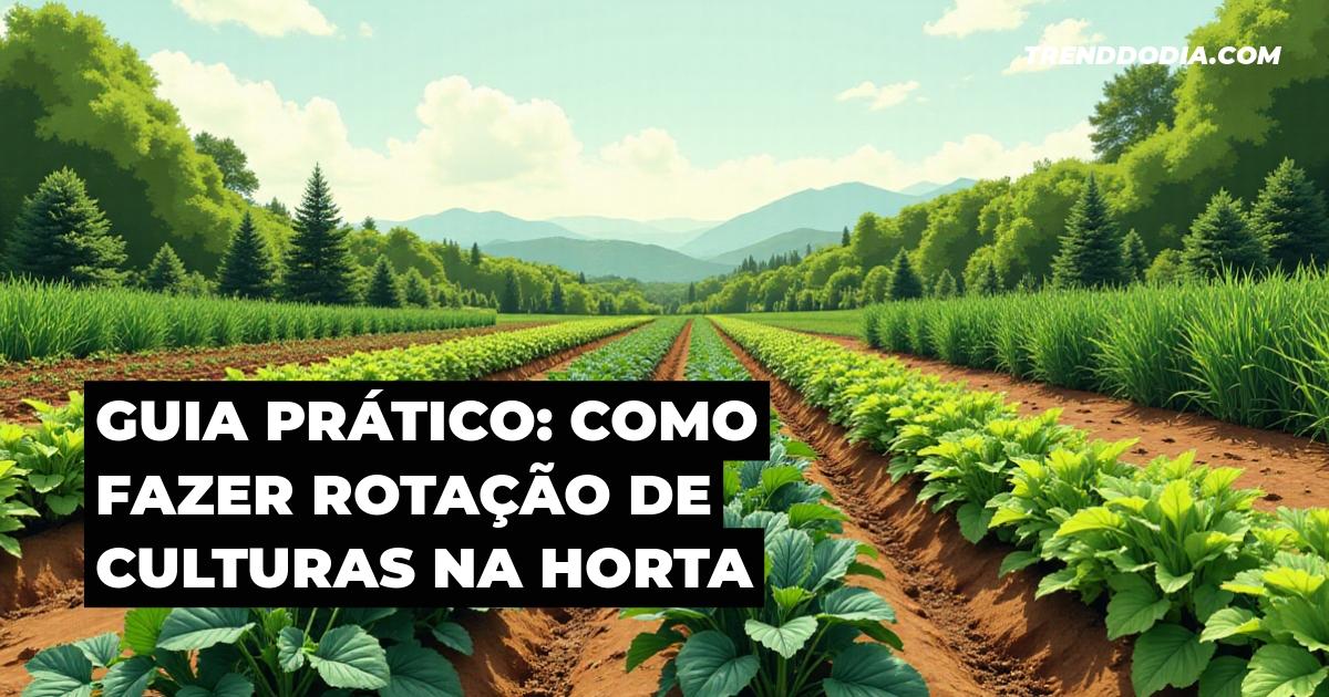 Guia Prático: Como Fazer Rotação de Culturas na Horta
